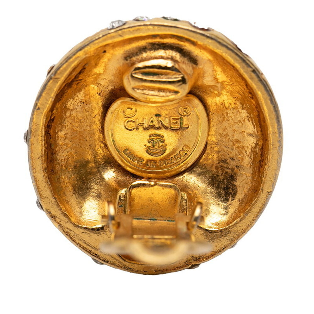 CHANEL Vintage Gold Earrings - Picture 3 of 3